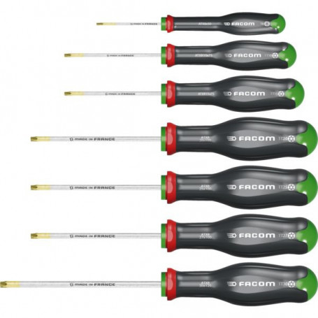 Tournevis Protwist® Tamper Torx ATXR.J7PB Jeu de 7